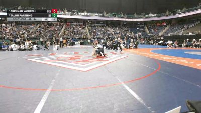 4A 144 lbs Cons. Round 1 - Talon Farthing, Maiden High School vs Brennan Worrell, Uwharrie Charter Academy