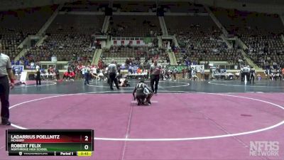 6A 106 lbs Cons. Round 2 - Ladarrius Poellnitz, Mcadory vs Robert Felix, Northridge High School