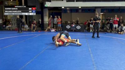 155 lbs Cons. Quarters - Xavier Garcia, MWC vs William Faircloth, Level Up