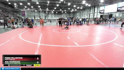 58 lbs Round 3 - Noe Rodriguez, Warden Elite Wrestling vs Torin McLaimtaig, Priest River WC