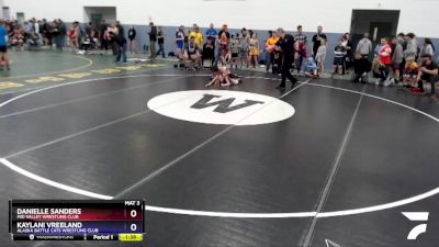 97 lbs Round 1 - Danielle Sanders, Mid Valley Wrestling Club vs Kaylani Vreeland, Alaska Battle Cats Wrestling Club