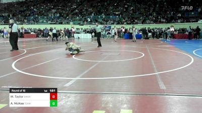 72 lbs Round Of 16 - Micco Taylor, Southmoore SaberCats Wrestling vs Aidan McKee, Team Choctaw