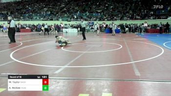 72 lbs Round Of 16 - Micco Taylor, Southmoore SaberCats Wrestling vs Aidan McKee, Team Choctaw
