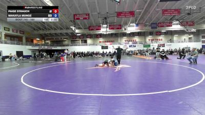 160 lbs Cons. Round 3 - Makayla Munoz, Oklahoma City University vs Paige Strauch, Avila