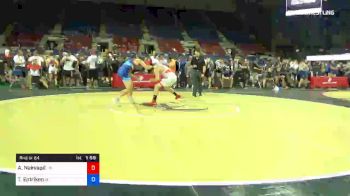 145 lbs Rnd Of 64 - Austin Nekvapil, Oregon vs Tate Entriken, Iowa