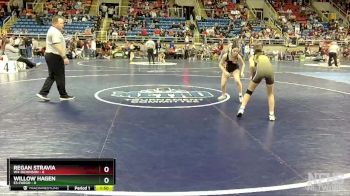 100 lbs Semis & 1st Wrestleback - Regan Stravia, W4-Dickinson vs Willow Hagen, E3-Fargo