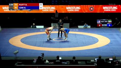 92 kg Semifinal - Dustin Plott, USA vs Mohammadmobin Azimi, IRI
