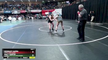 165G Champ. Round 1 - Macy Martin, Student Wrestling Development Program vs McKINLEY HAFEN, Wasilla High School