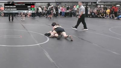 80 lbs Round 1 (4 Team) - Rylan Maines, PA Gold vs Gavin Miller, Lions Den WC