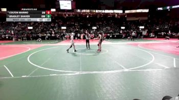 120 lbs Quarterfinal - Bradley Shaver, CWWA vs Colton Marino, SVW3