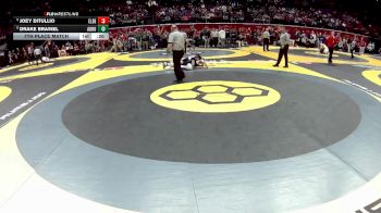 D1-157 lbs 7th Place Match - Joey DiTullio, Elder vs Drake Brasiel, Aurora