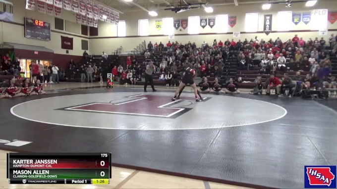 175 lbs Semifinal - Karter Janssen, Hampton-Dumont-CAL vs Mason Allen ...