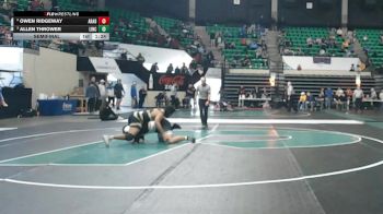 5A 215 lbs Semifinal - Allen Thrower, Lincoln vs Owen Ridgeway, Arab