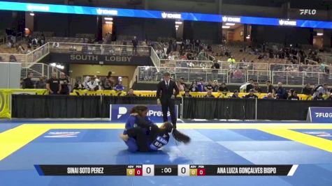 Ana Luiza Gonçalves Bispo vs Sinai Soto Perez 2025 Pan Jiu Jitsu IBJJF Championship