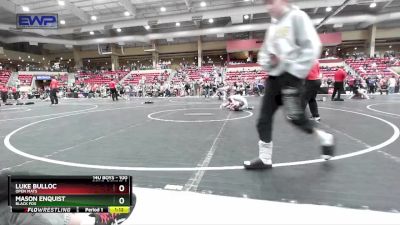 100 lbs Cons. Round 3 - Mason Enquist, Black Fox vs Luke Bulloc, Open Mats