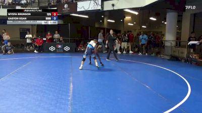 75 lbs Champ. Rd Of 16 - Mysta Brunson, Team PA vs Easton Egan, Massas Maniacs