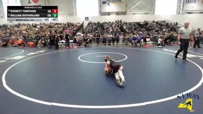 75 lbs Cons. Round 3 - Everett Tompkins, Club Not Listed vs William Sutherland, Franklinville Wrestling Club