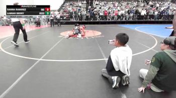 140 lbs Final - Danna Ramirez, Orchard WC vs Lamiah Berry, Orchard South WC