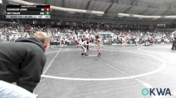 46 lbs Consi Of 32 #1 - Chandler Lewis, Salina Wrestling Club vs Jett Dolen, Grover Rains Wrestling Club