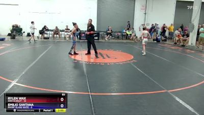 83 lbs Round 1 (16 Team) - Rylen Wax, Ohio Scarlet vs Emilio Santana, Rhode Island White