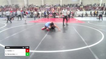 132 lbs Quarterfinal - Zack Valdez, 505 Wc vs Nick Benavides, WAR Wrestling Club