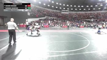 210 lbs Cons. Round 2 - Jaxsin Crager, De Soto Wrestling vs Samuel Barstad, Boyceville