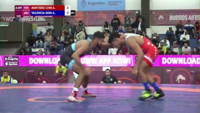 74 kg Quarterfinal - Anthony Valencia, MEX vs Anthony Montero (VEN)