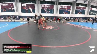 215 lbs Round 2 - Anthony Hernandez, Katy Area Wrestling Club vs Zacary Adams, El Paso Supers Wrestling Club