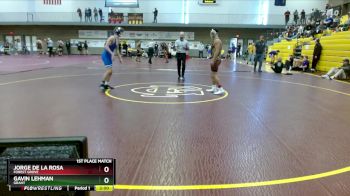 120 lbs 1st Place Match - Jorge De La Rosa, Forest Grove vs Gavin Lehman, Grant