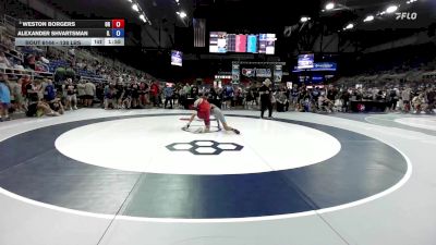 138 lbs Champ. Rd Of 64 - Weston Borgers, OH vs Alexander Shvartsman, IL