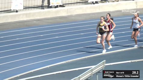 Women's 1500m Unseeded, Finals 4