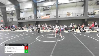 123 lbs Consi Of 8 #1 - Adrian Valdovinos, Victory Wrestling-Central WA vs David Stezaker, Concede Nothing WC