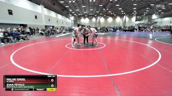 190A Quarterfinal - Evan Fevold, Bentonville West High School vs Malaki Engel, El Reno