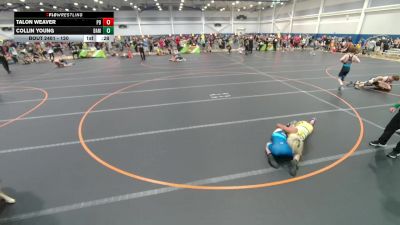 120 lbs 5th Place Match - Collin Young, Unattached vs Talon Weaver, Unattached