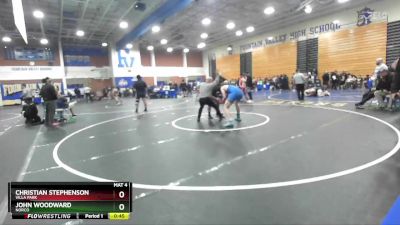 215 lbs Cons. Round 3 - Christian Stephenson, Villa Park vs John Woodward, Norco