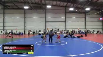 68 lbs Round 2 - Logan Worth, Nauman Green vs Casen Becker, Iowa Black