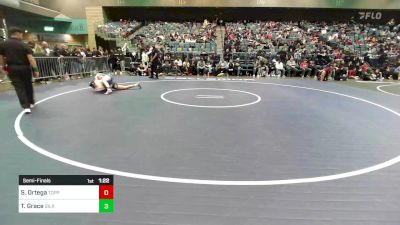 135 lbs Semifinal - Sara Ortega, Toppenish vs Tamara Grace, Gilroy