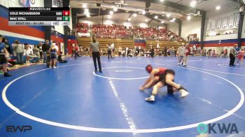 90 lbs Consi Of 4 - Cole Richardson, Barnsdall Youth Wrestling vs Mac Still, Sperry Wrestling Club