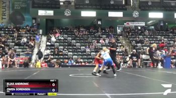 56 lbs 1st Place Match - Elias Andronic, IL vs Owen Sorensen, MN