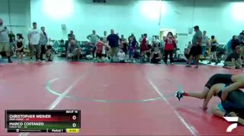 84 lbs Round 4 (8 Team) - Christopher Weiner, Iron Horse vs Marco Costanzo, Force WC