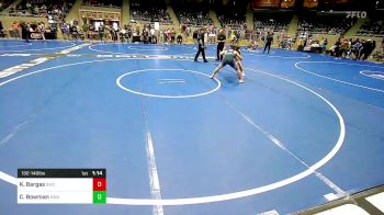 132-140 lbs Semifinal - Kolbe Bargas, Salina Wrestling Club vs Cameron Bowman, HURRICANE WRESTLING ACADEMY