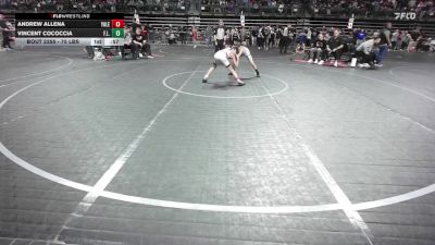 75 lbs Consi Of 8 #2 - Andrew Allena, Yale Street vs Vincent Cococcia, F.l.o.w.