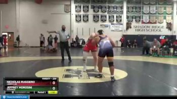 220 lbs Quarterfinal - Nicholas Ruggiero, Liberty_NV vs Jeffrey Morosini, Durango