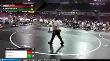W-180 lbs Round 1 (16 Team) - Aurellia Ramos, Idaho vs Maggie Smith, Wyoming