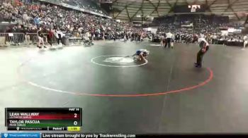 Champ. Round 1 - Leah Wallway, La Center (Girls) vs Taylor Pascua, Mead (Girls)