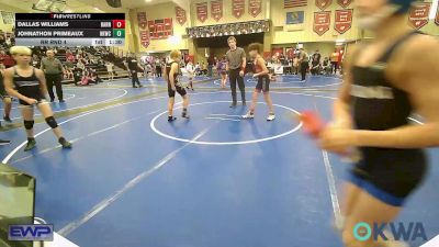 80 lbs Rr Rnd 4 - Dallas Williams, Barnsdall Youth Wrestling vs Johnathon Primeaux, Henryetta Knights Wrestling Club