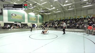 126 lbs 3rd Place Match - Ivan Rivers, Vallhalla vs Isaac Navarro, Vista