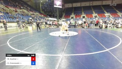 215 lbs Cons 8 #1 - Mason Koehler, IA vs Danny Zmorowski, OH