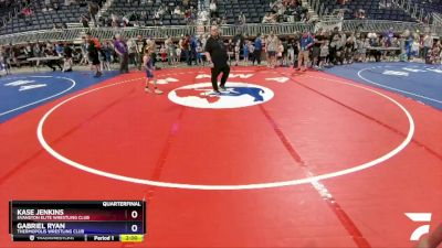 59 lbs Quarterfinal - Kase Jenkins, Evanston Elite Wrestling Club vs Gabriel Ryan, Thermopolis Wrestling Club