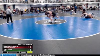 Silver 125 lbs Semifinal - Dru Ayala, Iowa vs Inocencio Garcia, Wisconsin-La Crosse